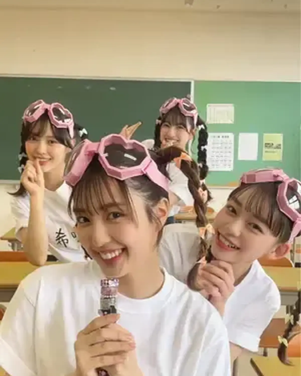 みんな5月のカバームービーは見てくれた？👀💖🎶 #堀口真帆 #岡本望来 #希咲うみ #川瀬翠子 #高校生　