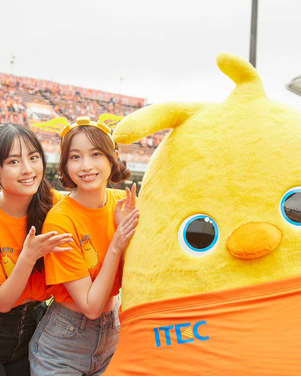 【激レアプレゼントあり♡】葛西杏也菜＆竹下優名が清水エスパルスのゲルぴよちゃんイベント『GELPIYO DAY』に参戦♪