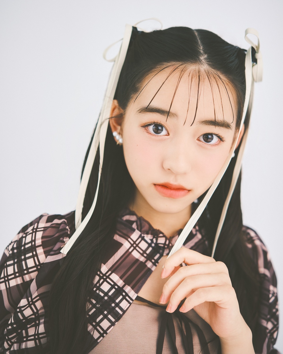 #ミスST2025 ファイナリスト　『姉㋲が選ぶ！ファッション撮影に挑戦！』👗✨No.２ #岡本望来 （おかもと・みく）👉「モカムースコーデ」に挑戦！プロフィール TOP から飛べる特設サイトで投票受