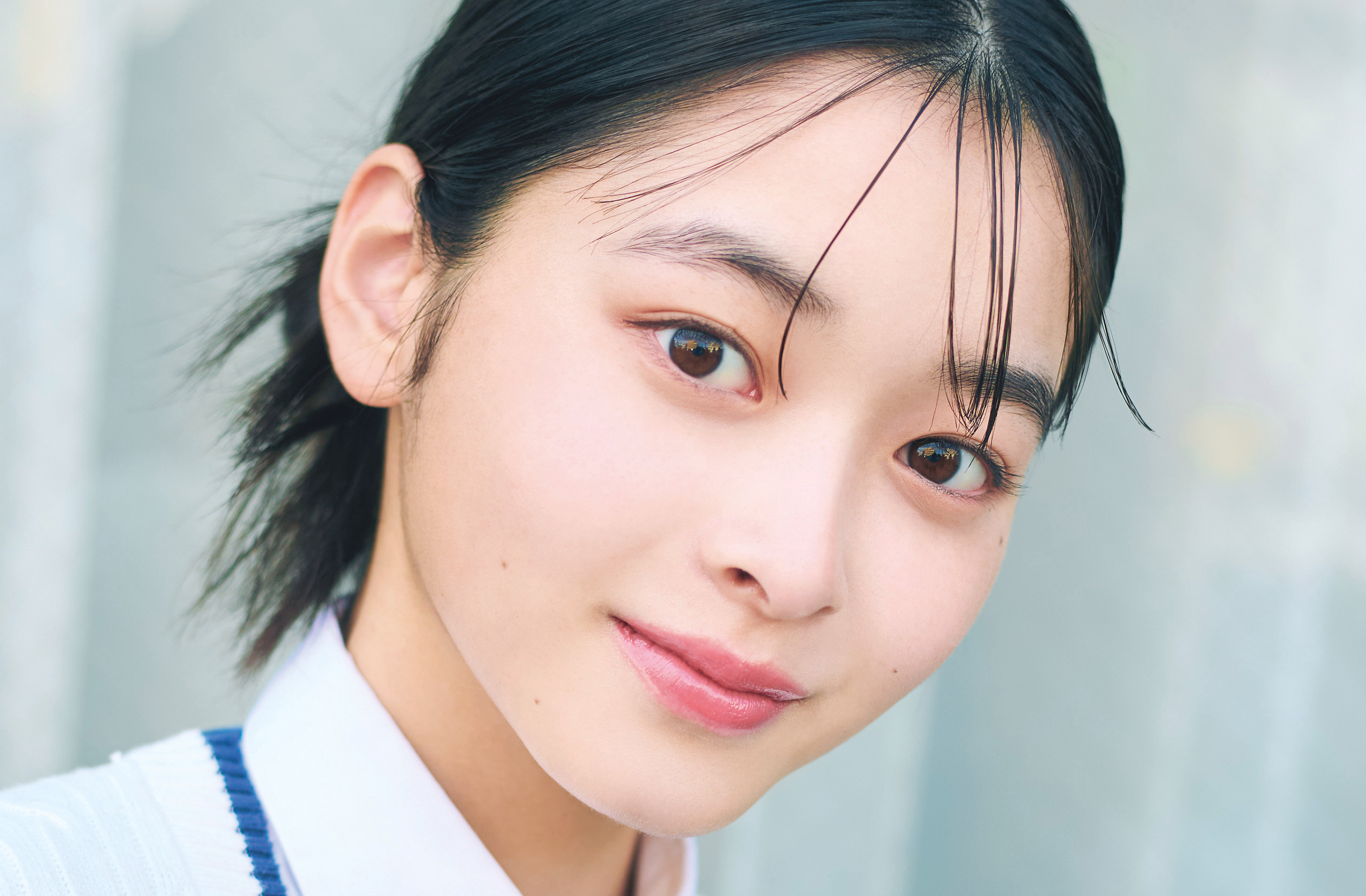 シースルーバング×カチモリ【黒髪でも盛れる学校ヘアアレHow to】