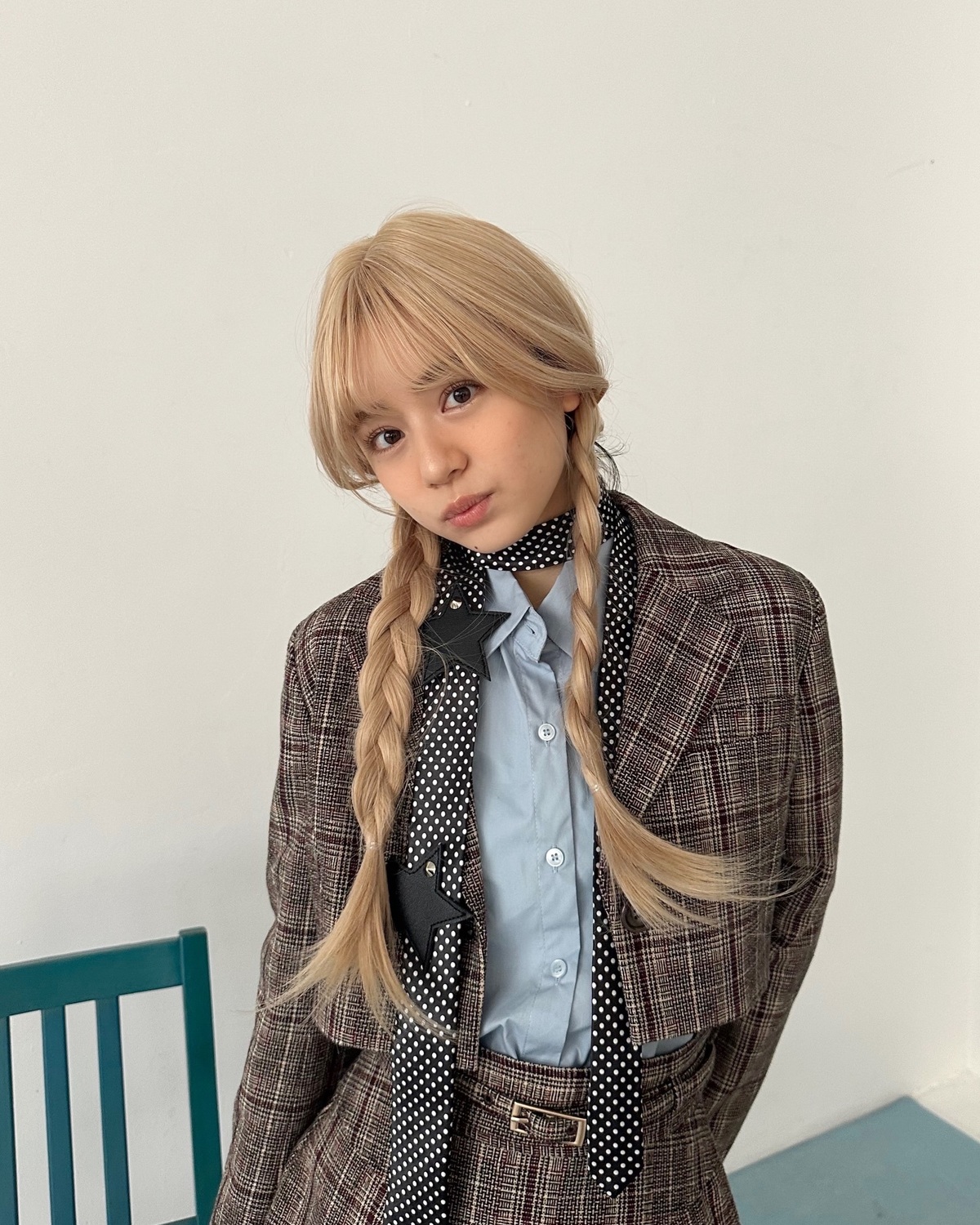 金髪こっちゃんの破壊力がやばすぎた👩🏼💛🤍可愛さのあまり現場もざわつきました🥺💘STの企画でしか見れないレアな姿かも🫣見返せるようにいいねと保存をお願いします⭐︎#瀬戸琴楓 #金髪 #ブロンドヘア #