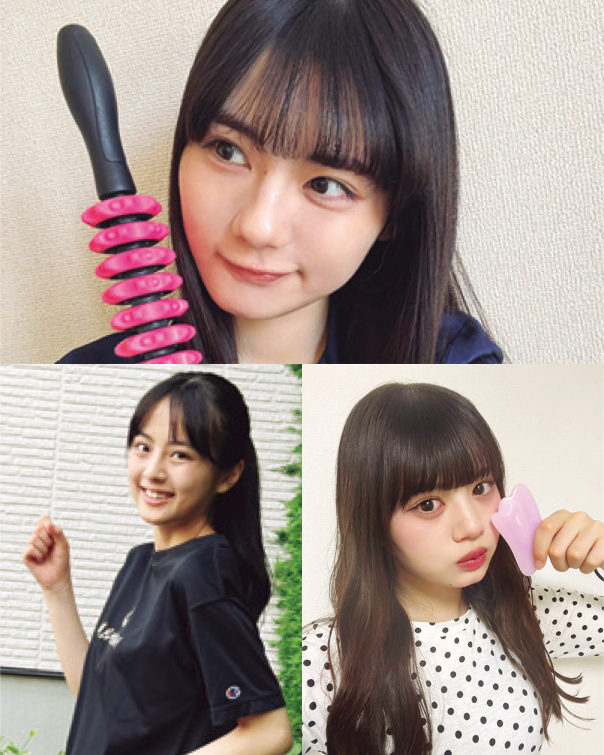 【STモデル自撮り】運動して自分みがきがんばってるよ！〈関谷瑠紀・相羽星良・竹下優名〉