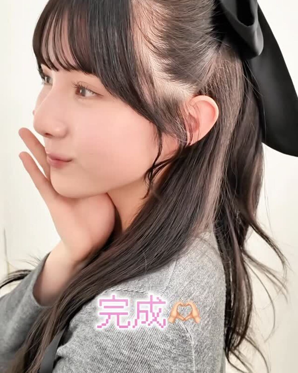 たったの5分でできる！ライブ参戦ヘアアレンジ【後編】🎀✨前編はひとつ前の動画をチェックしてね〜！トップス￥14080（lilLilly）／lilLilly TOKYOリボンバレッタ￥1870（OSEW