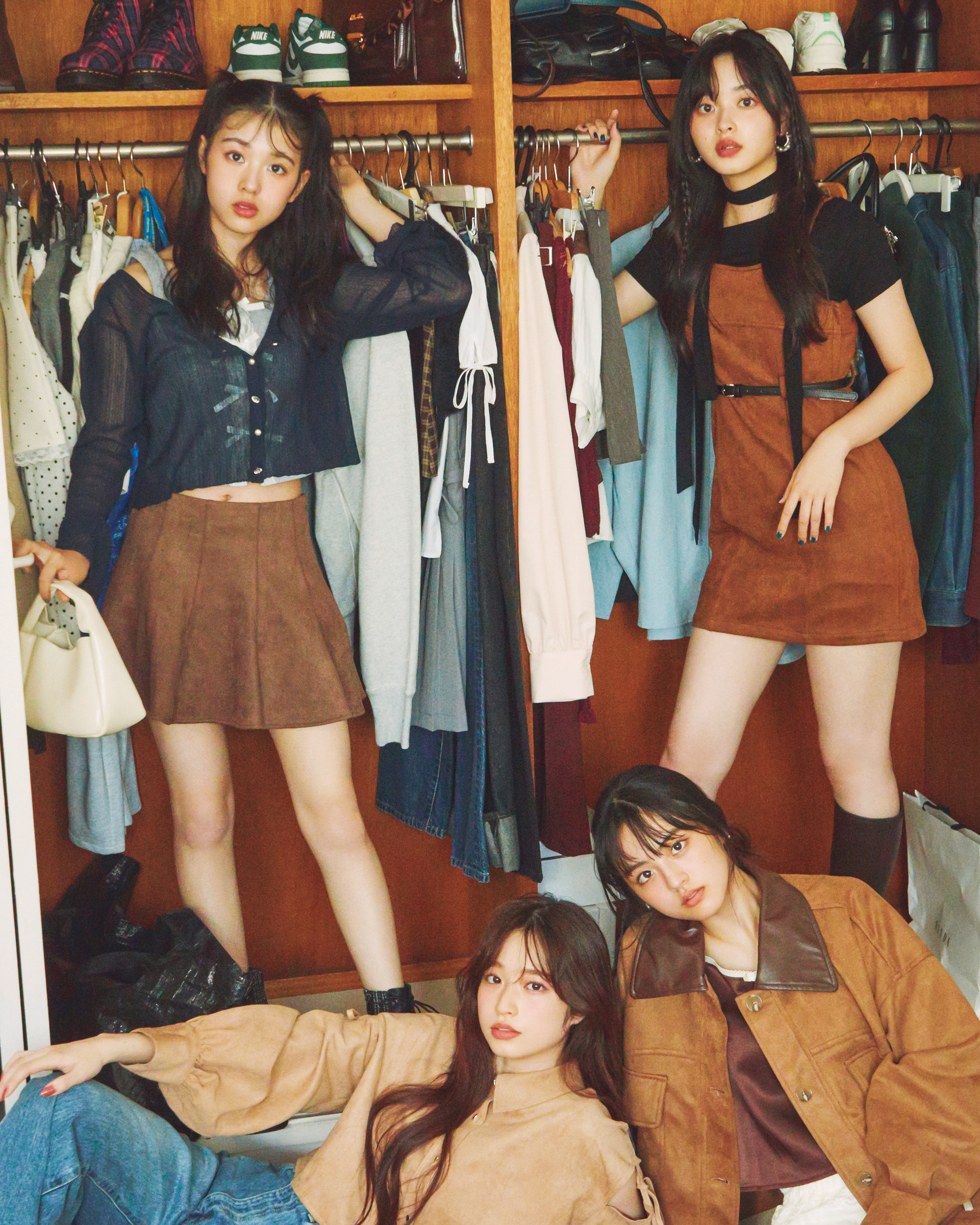 スウェード素材、チェック柄…着た瞬間からおしゃれ！【可愛いが止まらない♡秋の無敵LOOK】
