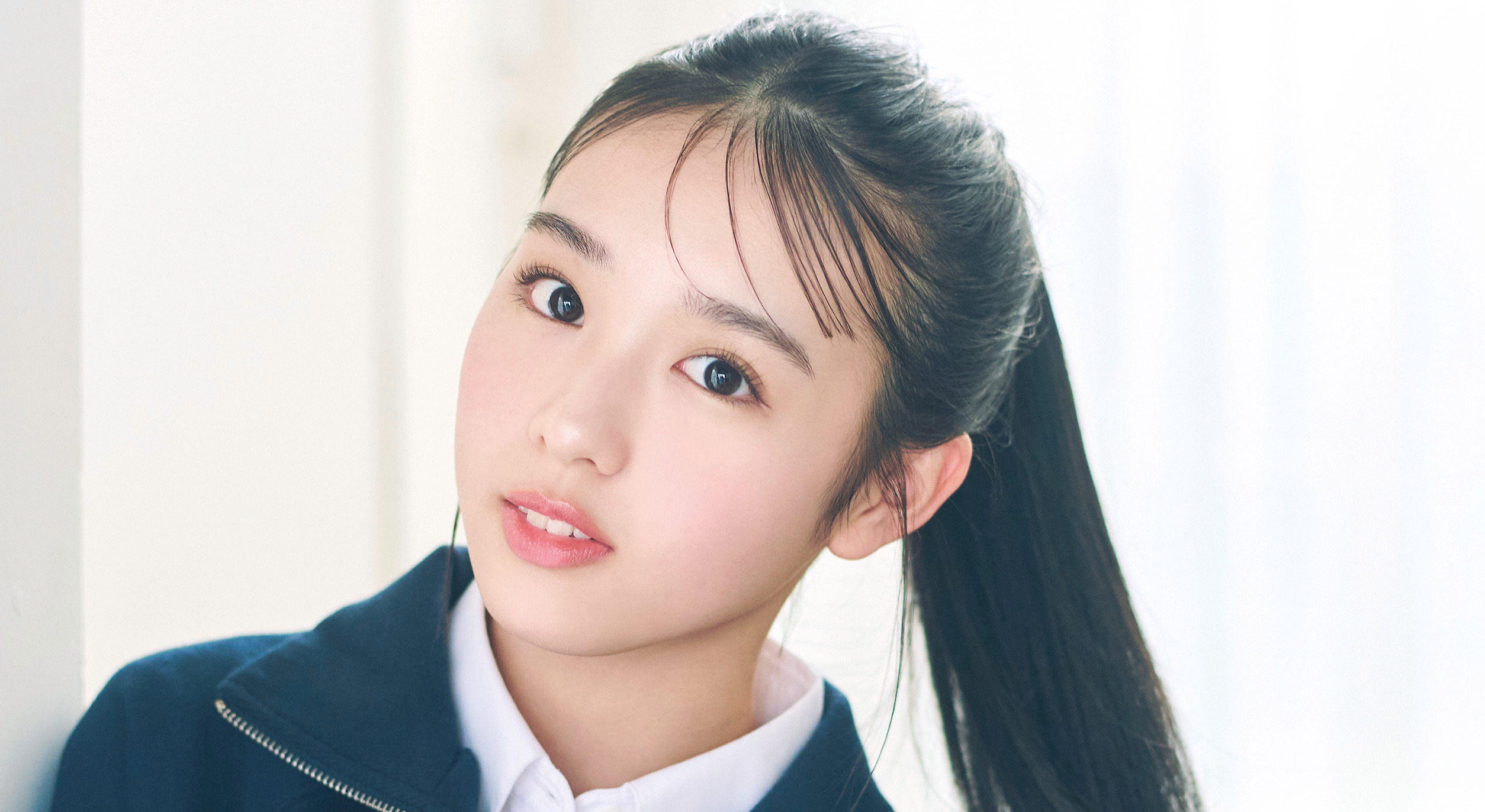 うぶ毛風バブみバング×ポニテ【黒髪でも盛れる学校ヘアアレHow to】