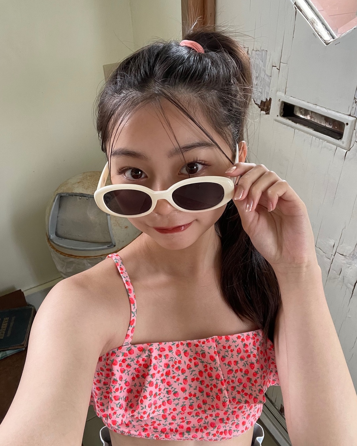 THE Summer😎🌴なあいにゃんオフショット🩷みんなはこの夏水着着た？👙🌊#Seventeen #セブンティーン #ST夏号 #雑誌 #ファッション雑誌 #Seventeen夏号 #稲光亜依 #j