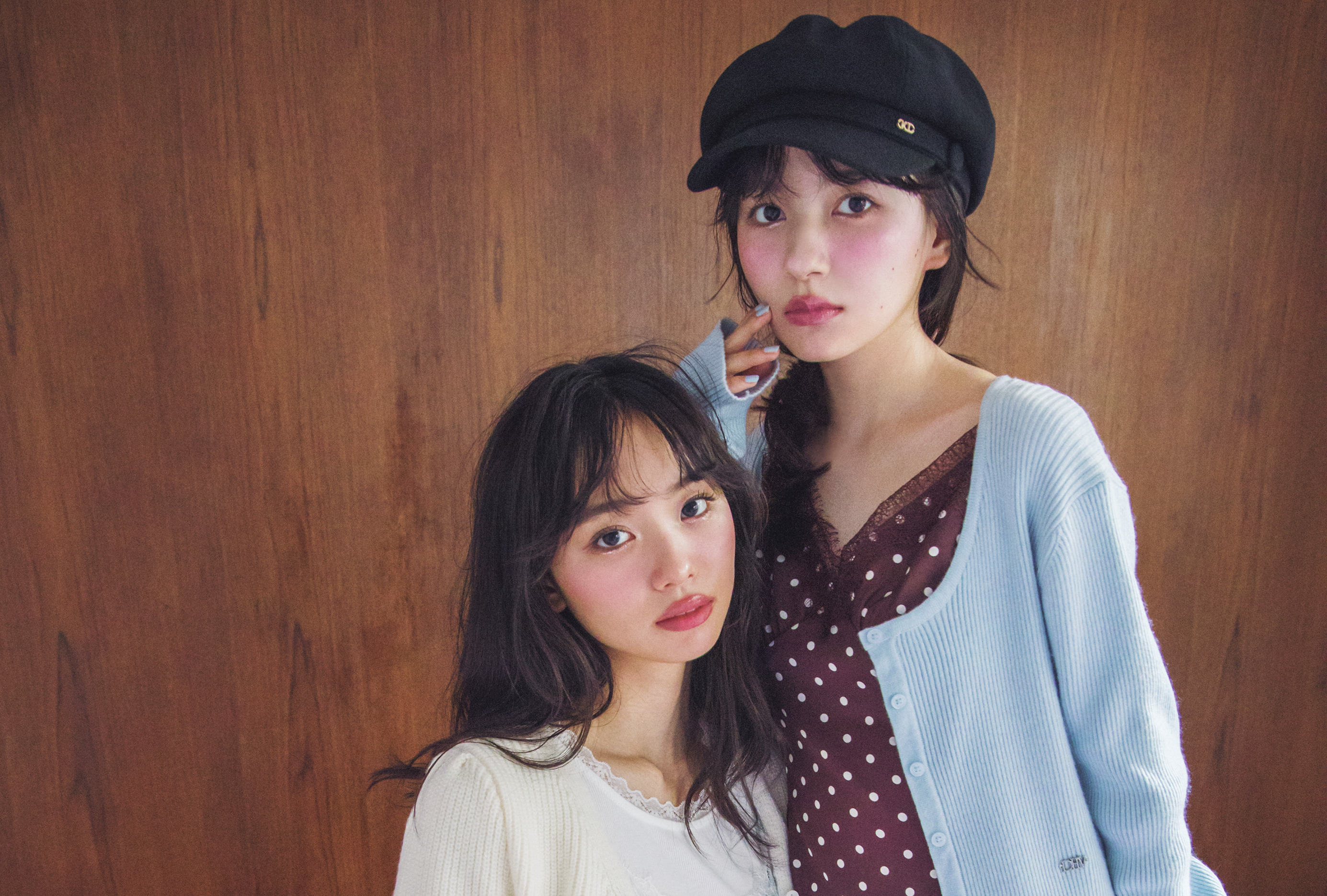 松本麗世×河村ここあのあざといメロロマ【秋トレンドでリンクコーデ】