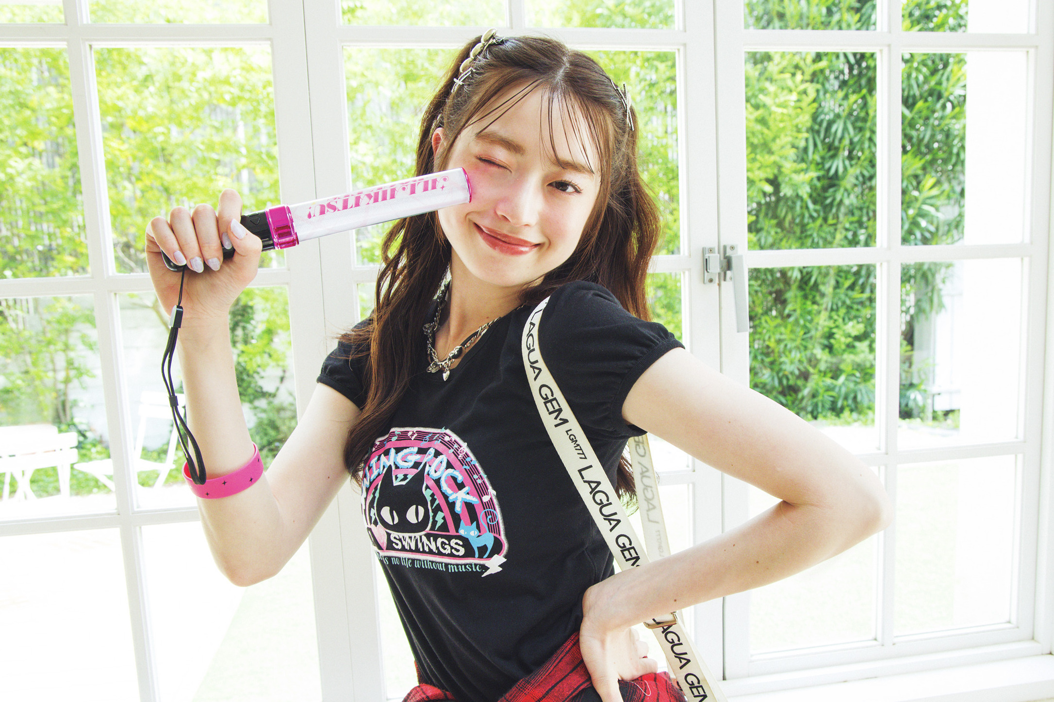 【葛西杏也菜の私服Tシャツコーデ】エモ懐なアニメTでロックフェスにGO♡【夏の推しTシャツSNAP】