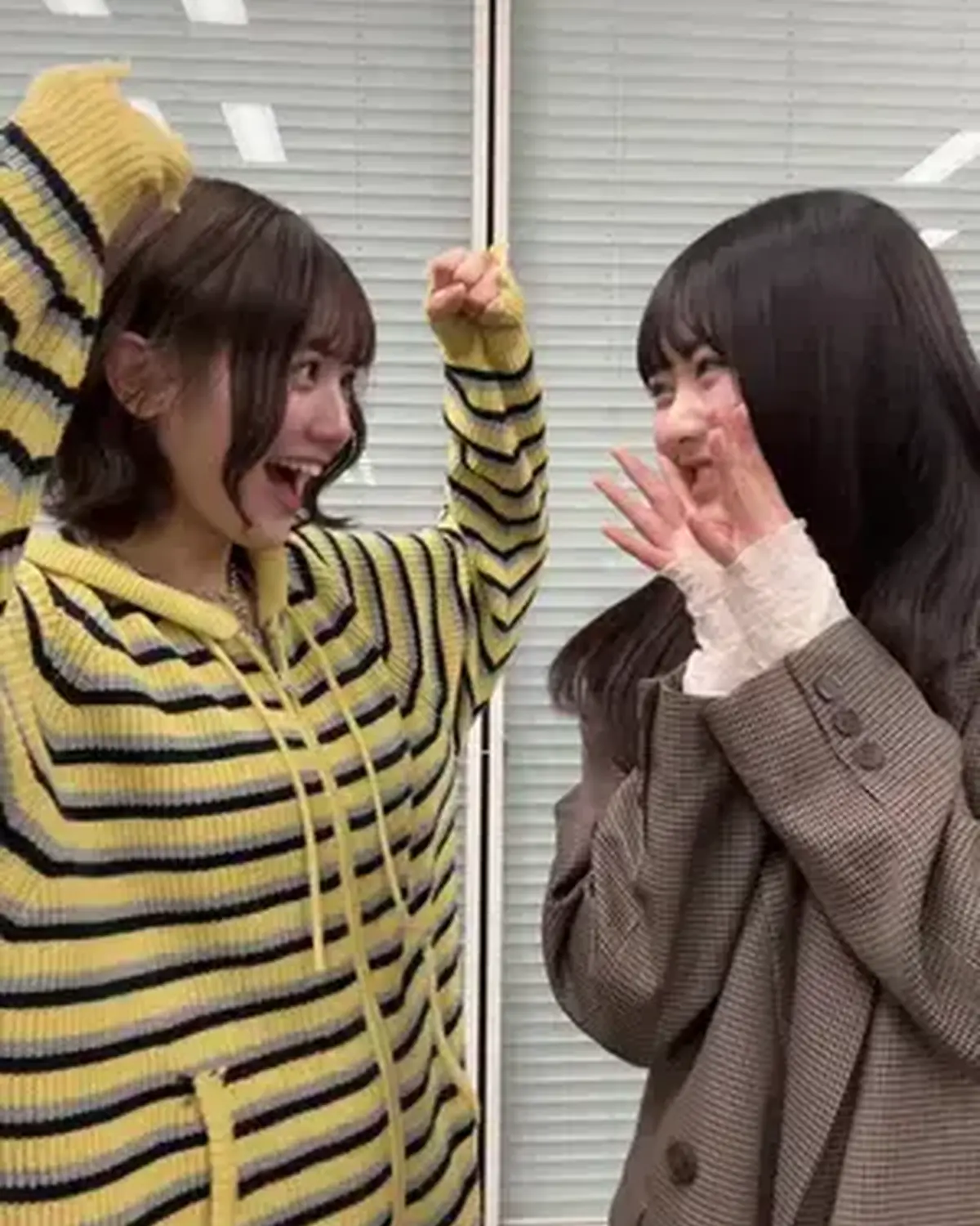 お初コンビ👩🏻‍❤️‍👩🏻 みんな3連休なにしたの？🌼 #関谷瑠紀 #原田花埜 #おすすめ #てけてけてけですか #可愛い　@関谷瑠紀