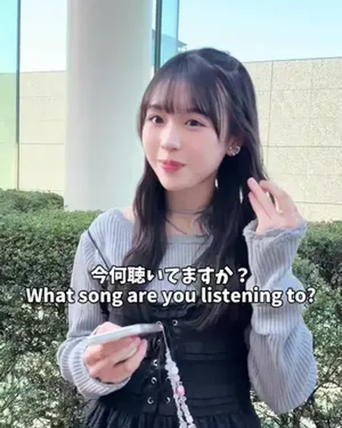 みんみに突撃！今何聴いてますか？🎧 みんながハマってる曲もコメントで教えて😻🩷 #宮迫翠月 #今何聴いてますか #今何聞いてますか? #インタビュー #nowplaying @みんみ🐣🌙(宮迫翠月)