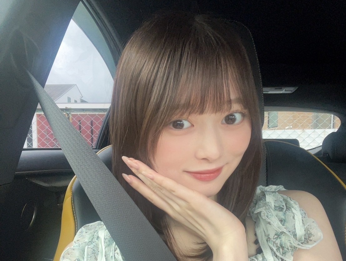 【高比良由菜】友達とドライブ♡