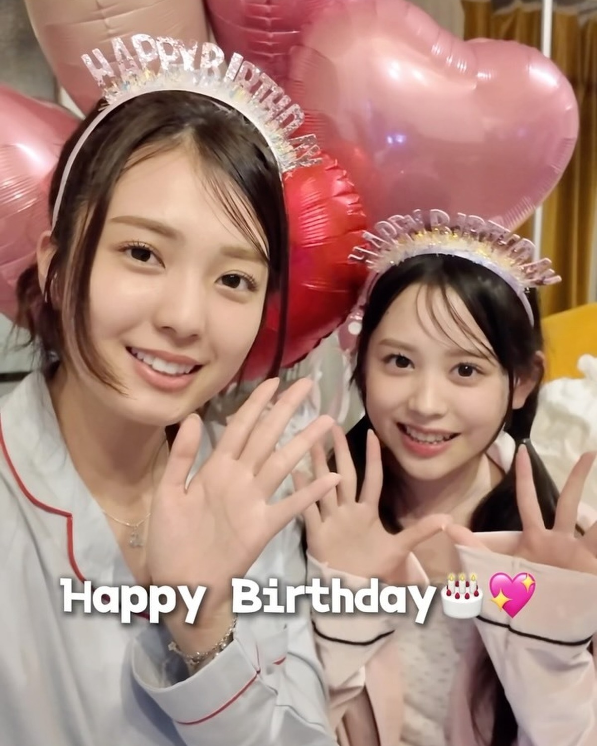 8月お誕生日のみんな〜！！Happy Birthday💝🎂今月はカバームービーを担当する、まほち＆かんちゃんからメッセージが到着🗣️🎊8月生まれのみんなにとって素敵な１年になりますように🪄✨#堀口真帆