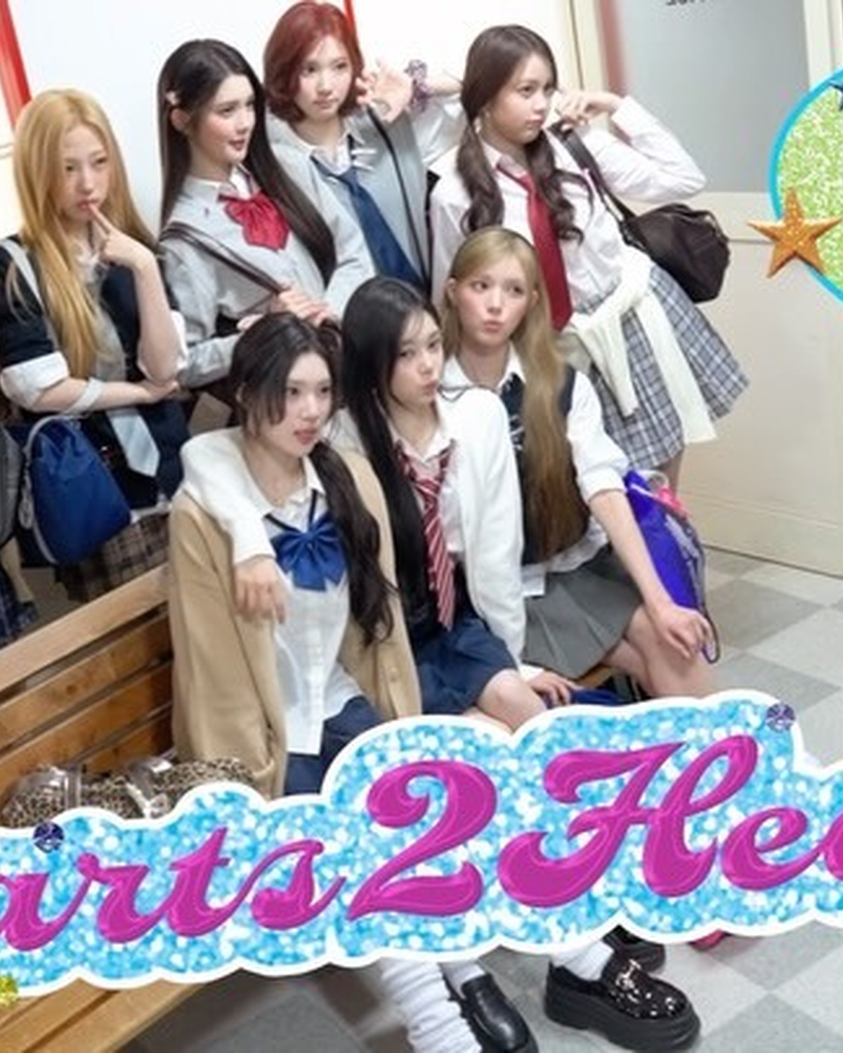 🩷Hello September🩷Seventeen秋号の表紙を飾った Hearts2Hearts がカバームービーにも登場🎥✨エモくてギャルい〝平成 JK＂をコンセプトに、 ST ならではの特別な制