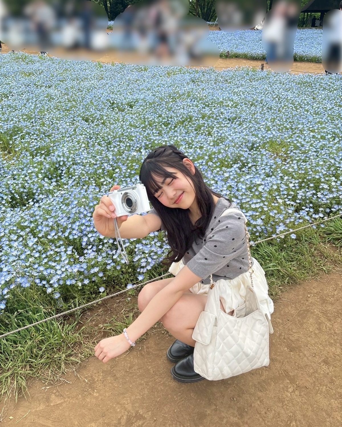 【原田花埜】初ネモフィラ初デート🩵
