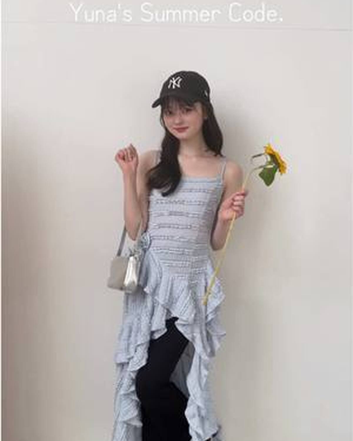 ゆななの夏私服👼🏻🌻どのコーデがすき？🩵コーデの詳細はSeventeen夏号でチェックしてね📖@ゆなな  #Seventeen #セブンティーン #ST #雑誌 #ファッション雑誌 #Seventee
