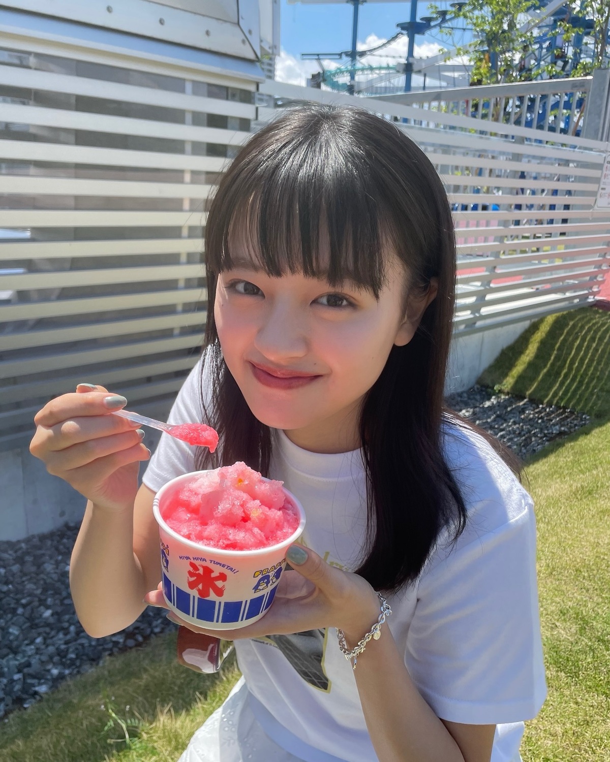 かき氷LOVE♡なじゅったんの幸せショット🤤🍧みんなは何味のかき氷が好き？❤️#Seventeen #セブンティーン #ST夏号 #雑誌 #ファッション雑誌 #Seventeen夏号 #かき氷 #オフ