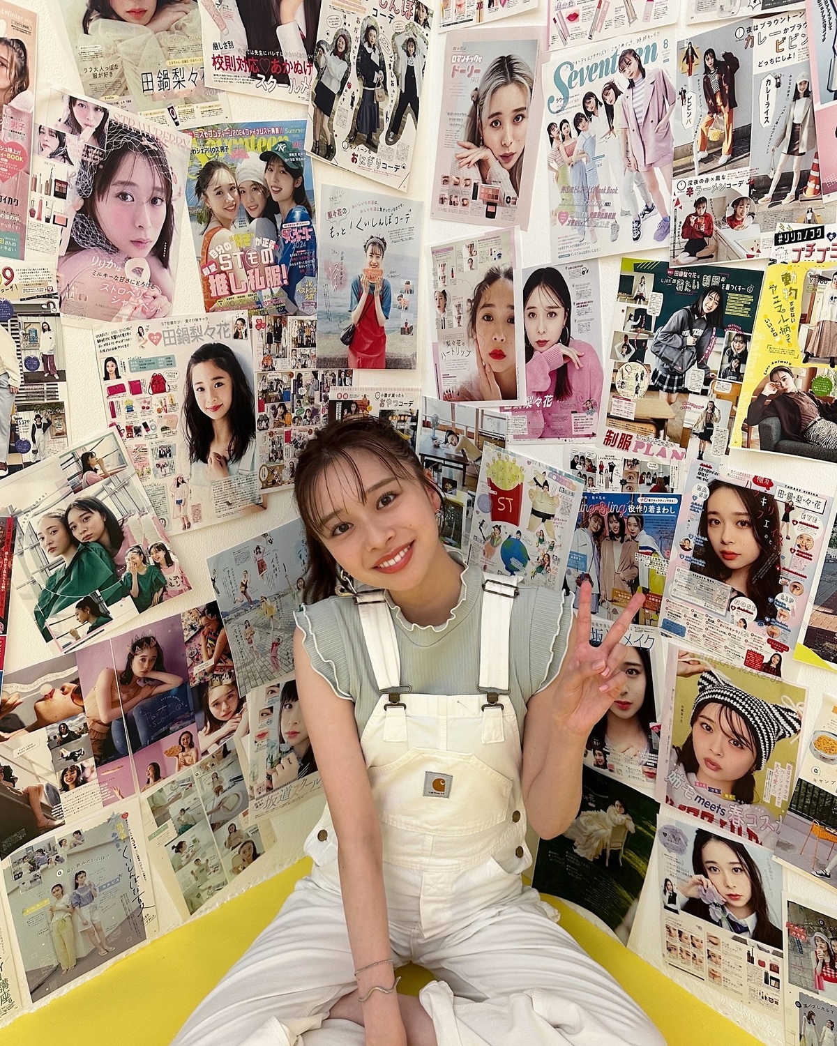 これぜーんぶ！梨々花の歴代登場ページ📖💐約9年間、STモデルとしてSeventeenを引っ張ってきてくれた梨々花🫧 ざっと登場ページを貼っただけでもこんなに🤣💗 たくさんの企画でがんばってくれていまし