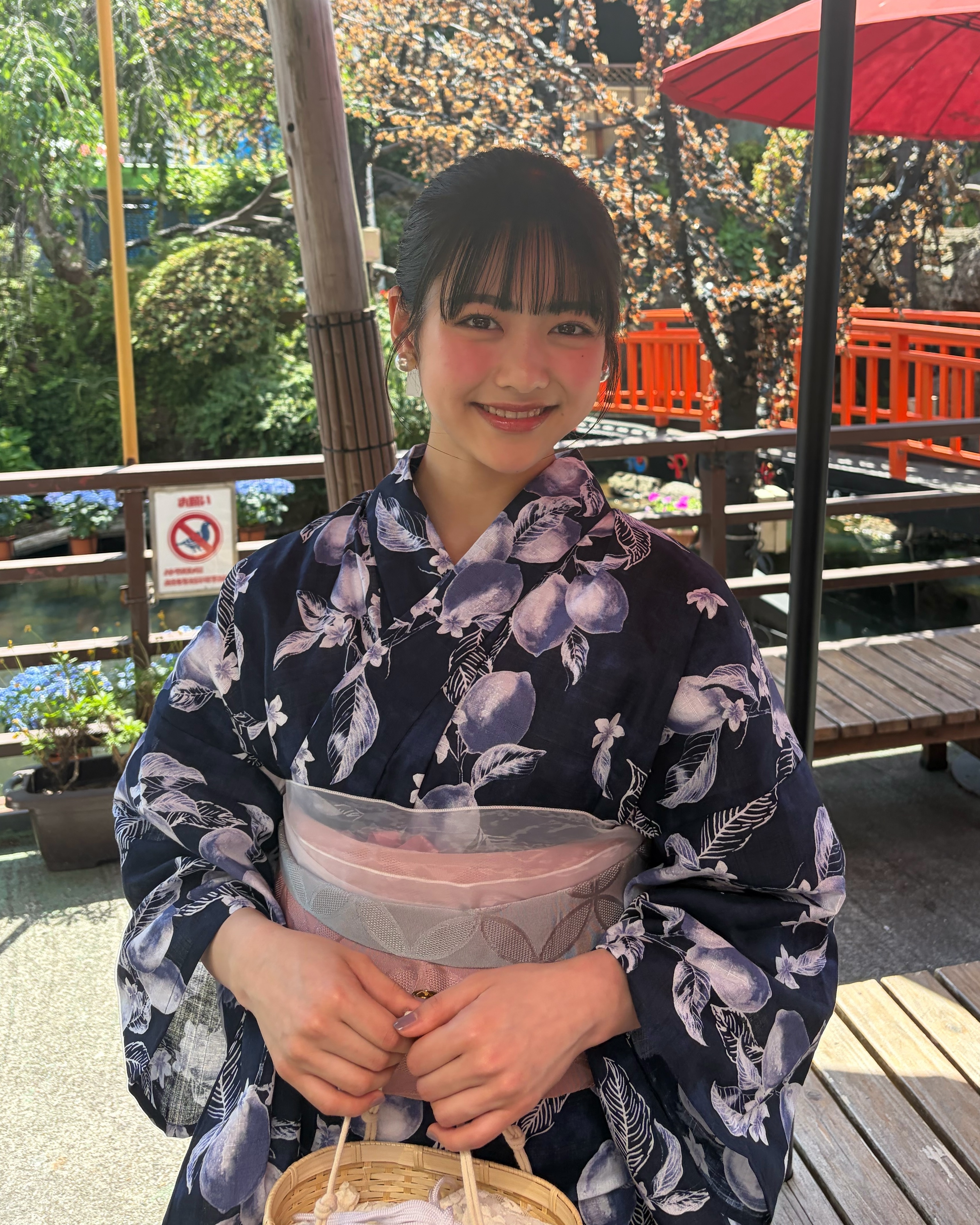 【原田花埜】浴衣でカバーガール！！