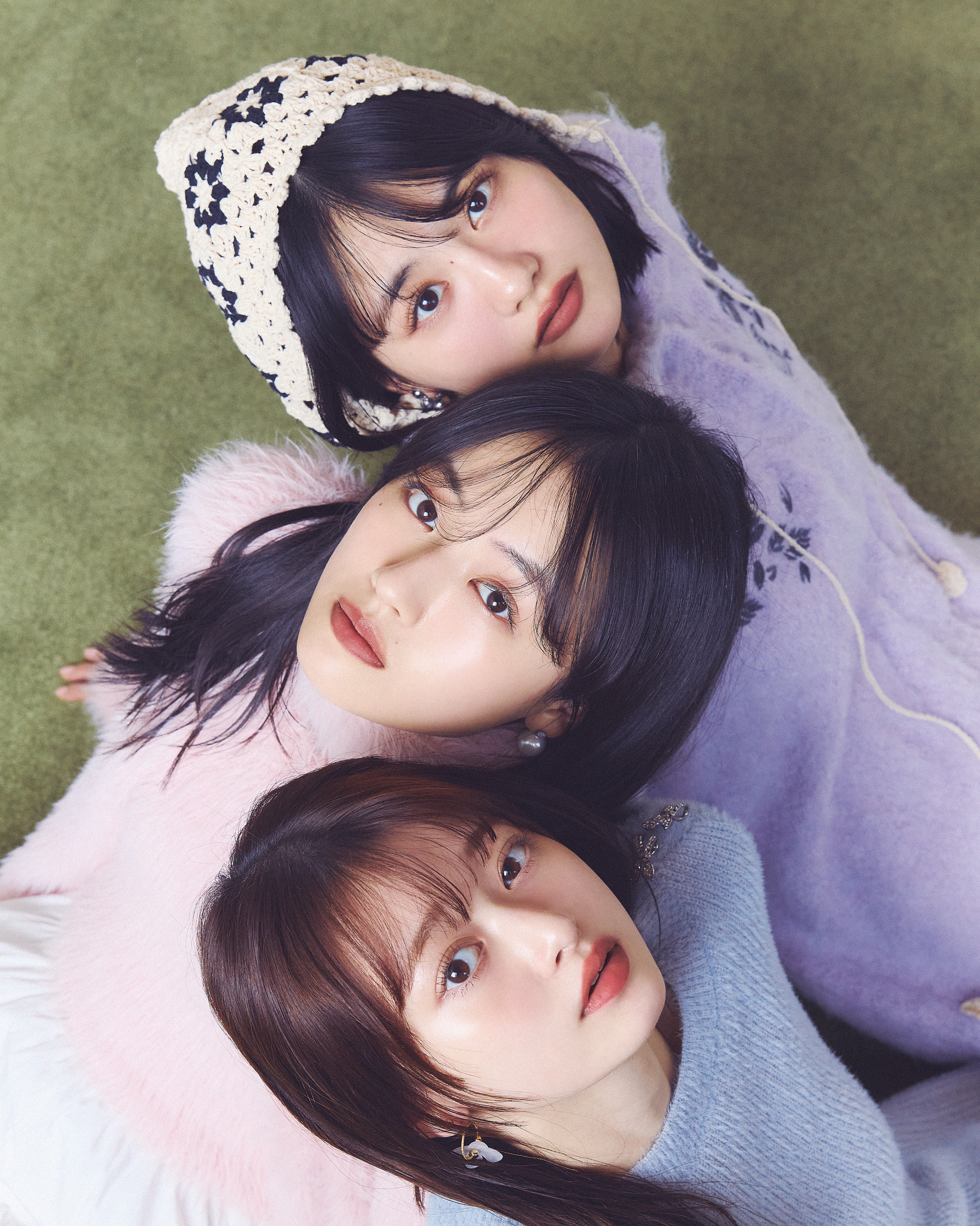 ゆめかわニットにほろ苦リップがマッチ♡ パステルニットマットなブラウンリップ【ニットとリップのLOVEな関係】