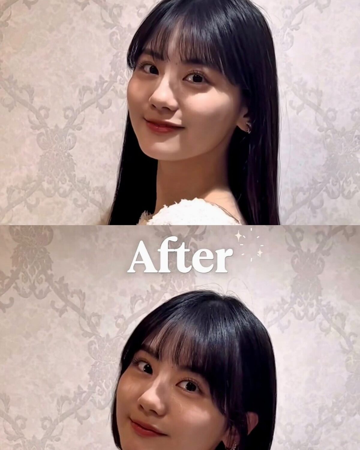 #関谷瑠紀 イメチェンしました。𖤐˒˒ バッサリ20cmぐらいカットしたよ💇🏻‍♀️💐ショートヘアの瑠紀も可愛すぎる🤍#ボブ #カット #イメチェン #ショートヘア #セブンティーン #Sevente