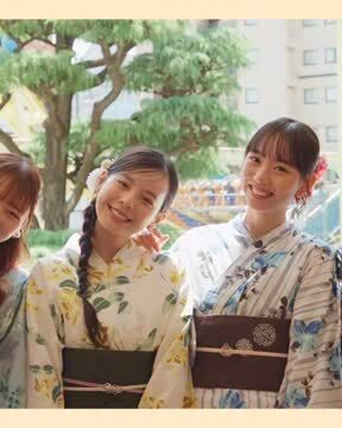 🫧☔️👘 Hello June 👘☔️🫧６月のカバーガールはゆなな、まう、れいよ、はなの💕東京・浅草にある遊園地『花やしき』でレトロ可愛く撮影してきたよ🎥 いよいよ訪れる夏に向けて、ひと足早く浴衣で登
