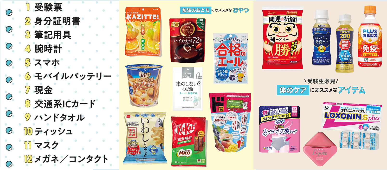 【大学受験2026】直前期にチェック必須！ 試験当日の持ち物リスト＆おすすめアイテム