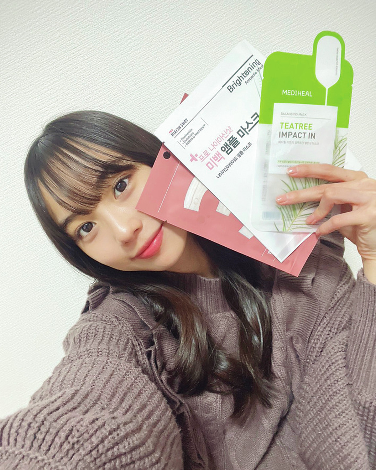 【松本麗世】フェイスパックをずっと続けてるよ♡ お肌の調子がよくなるのがうれしい！