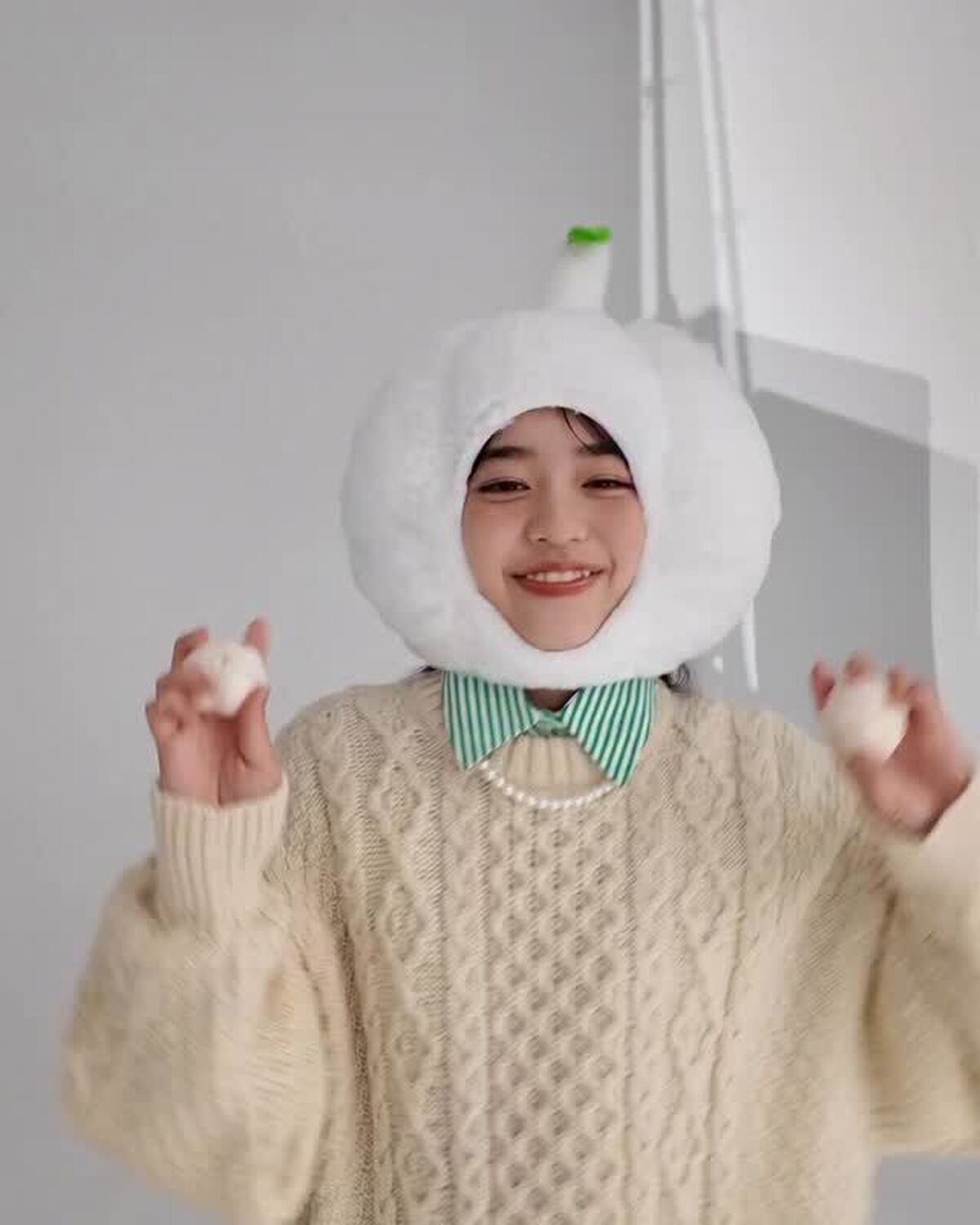 にんにくマン🧄こと「お・か・み・く🫶🏻」良い子は、次の日に予定がない日に食べましょう🤤笑#岡本望来 #Seventeen冬号 #Seventeen #セブンティーン #ST冬号 #にんにく #ガーリッ