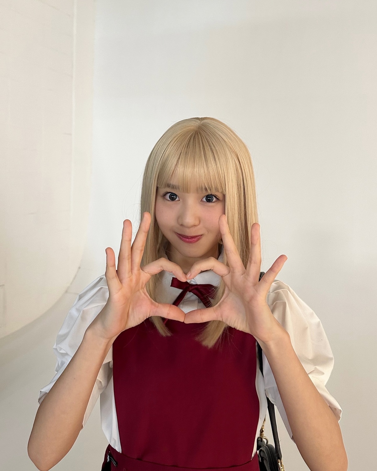 超レアな金髪みんみ👼🏻💛💛他のモデルやスタッフからも似合ってる！！と好評だった金髪ウィッグ👩🏼✨ #りぼん70周年 を記念して、秋号ではST㋲たちが数々の歴代りぼんヒロインになりきってるよ🎀それにして