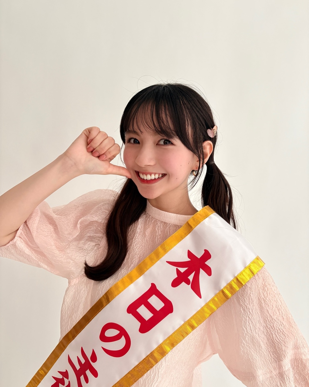 じゃん！本日の主役✨なここあ👼🏻💓ノリノリで可愛い😹🫶🏻#河村ここあ #ツインテール #可愛い女の子 #Seventeen春号 #STモデル