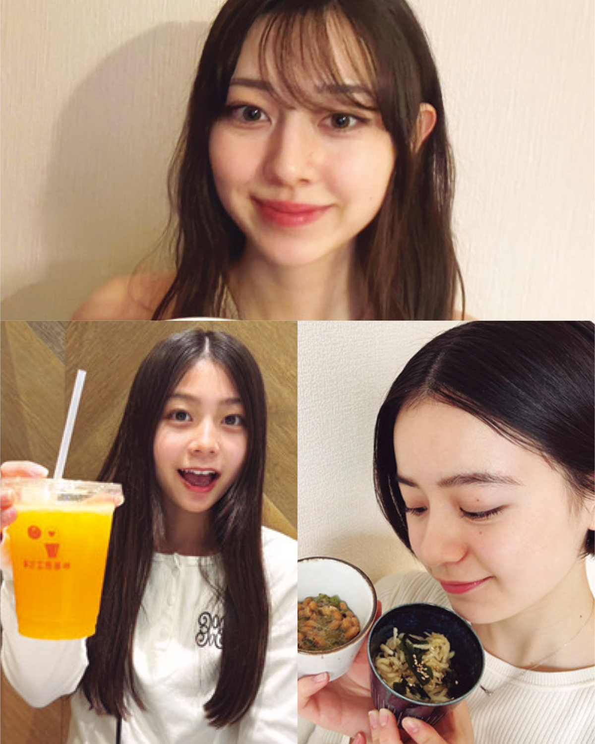 【STモデル自撮り】体によくて美味しいもの大好き♡〈瀬戸琴楓・石川花・稲光亜依〉