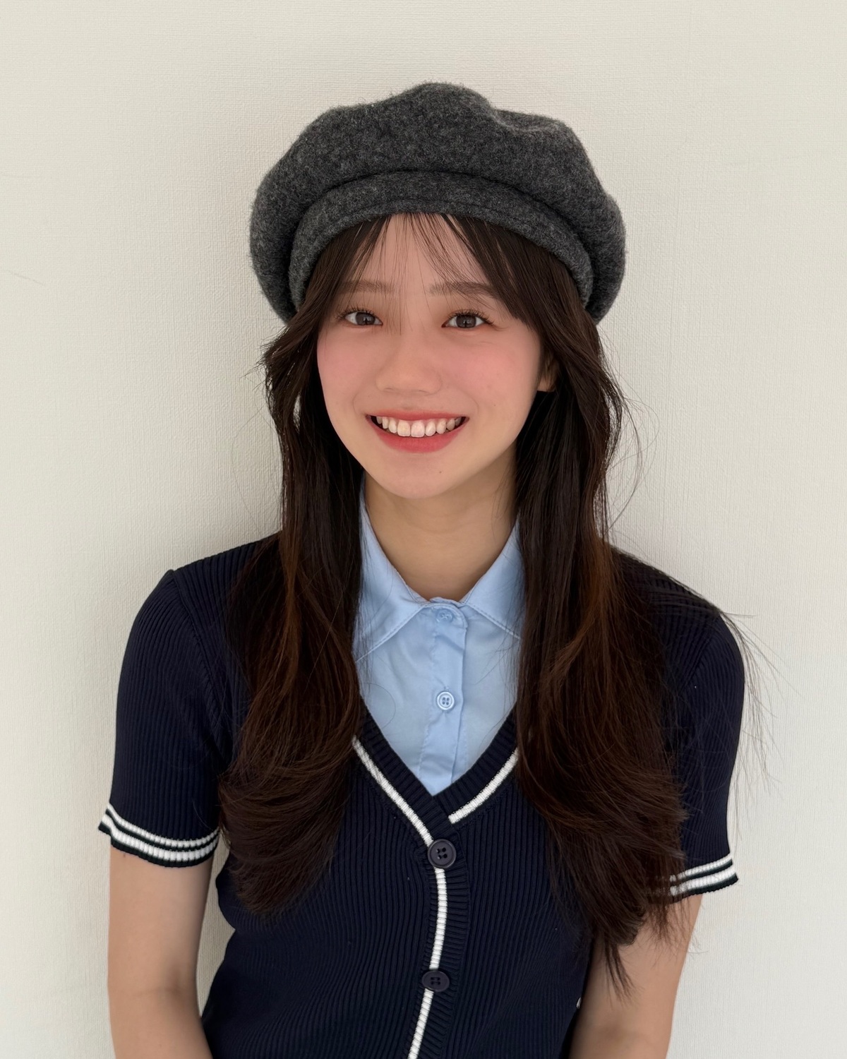 ⋆·˚. ݁₊ ⊹HAPPY BIRTHDAY RUNA⊹⋆·˚. ݁今日は #中島瑠菜 ちゃんのお誕生日🎂🩵秋号のメイク企画のオフショでお祝い💄ベレー帽が似合いすぎっ🩶みんなもコメントで一緒にお祝い