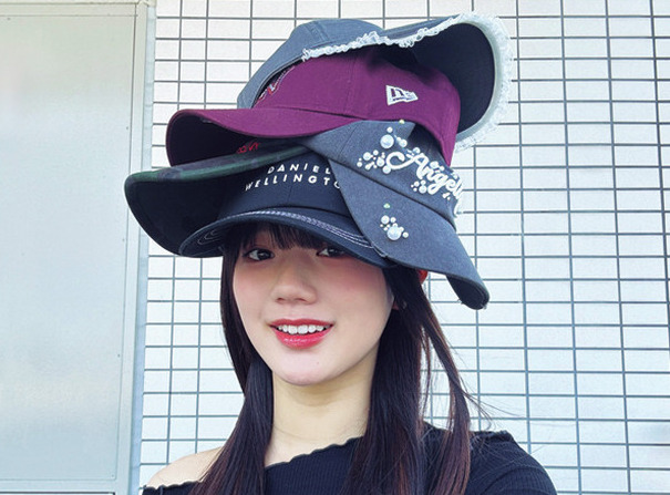 【中島瑠菜】今はキャップが大好き！