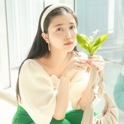 久保史緒里ちゃんを「お花」でコーディネートしてみた♡