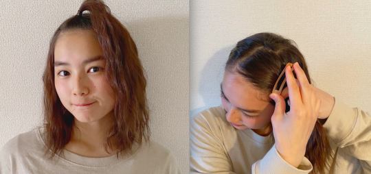 【夢菜編】簡単＆オシャレ！前髪だけ♡セルフヘアアレ 