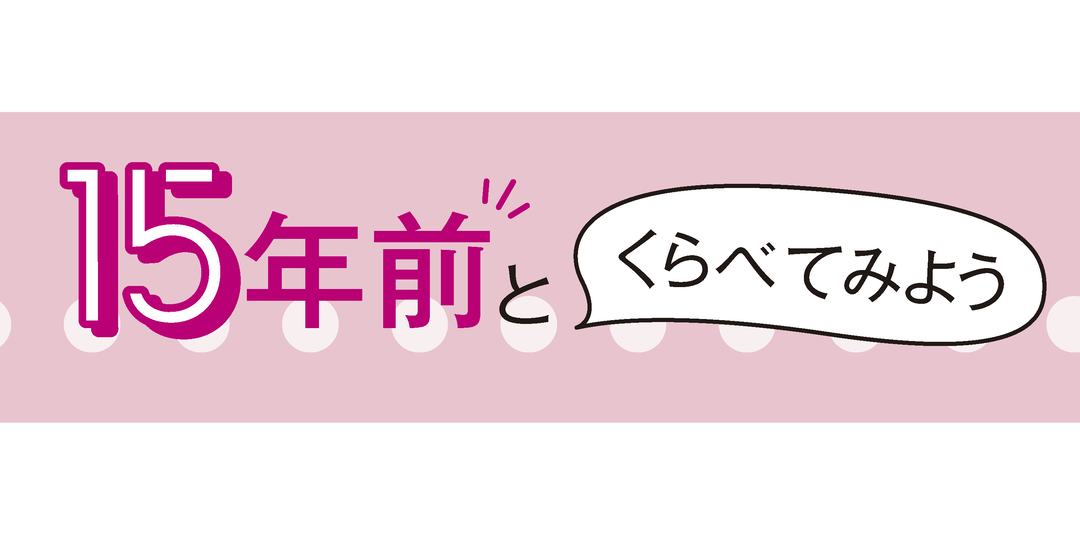 15年前のJKライフと比べてみた!!