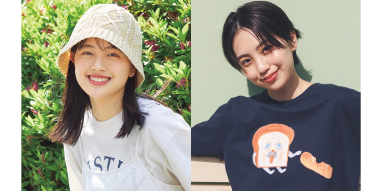 上坂樹里の古着T＆平美乃理のキャラT。ごじまんアイテムを披露！【ST㋲私服Tシャツコレクション】