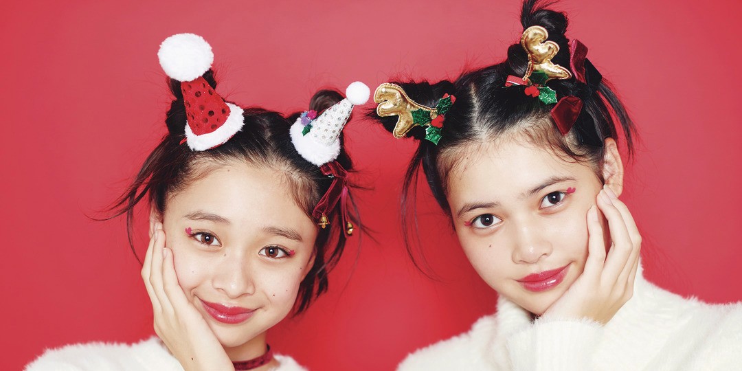 （人気過去記事再ＵＰ！）クリスマスにふたごヘアメイクしよっ♡