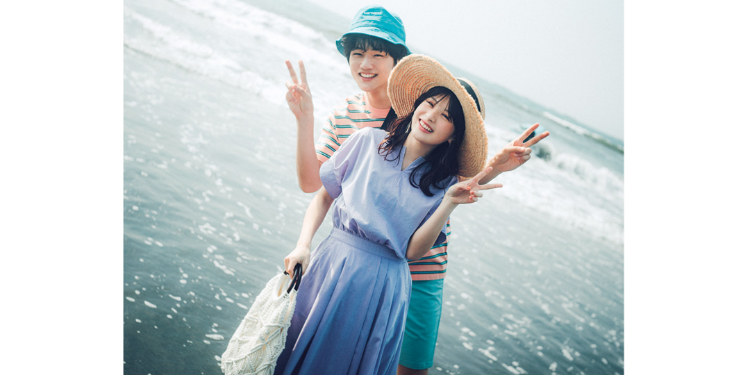 中川大輔くん×夏希のモーソー海デートコーデ