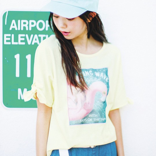 ラクチンかわいい♡　変わりダネTシャツで暑い真夏をオシャレに過ごそー！