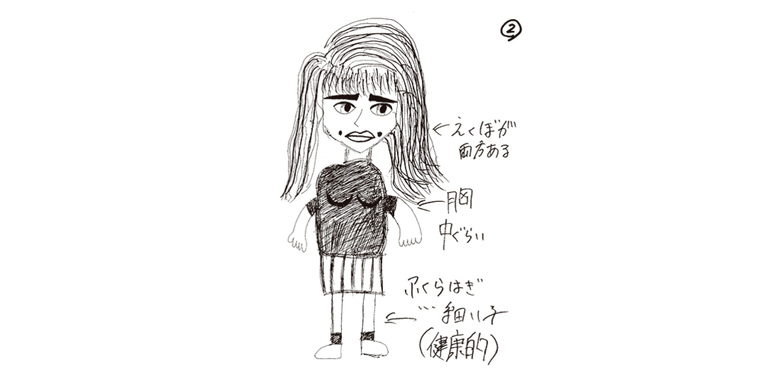 男子が描いた理想女子はコレだ！！（衝撃）