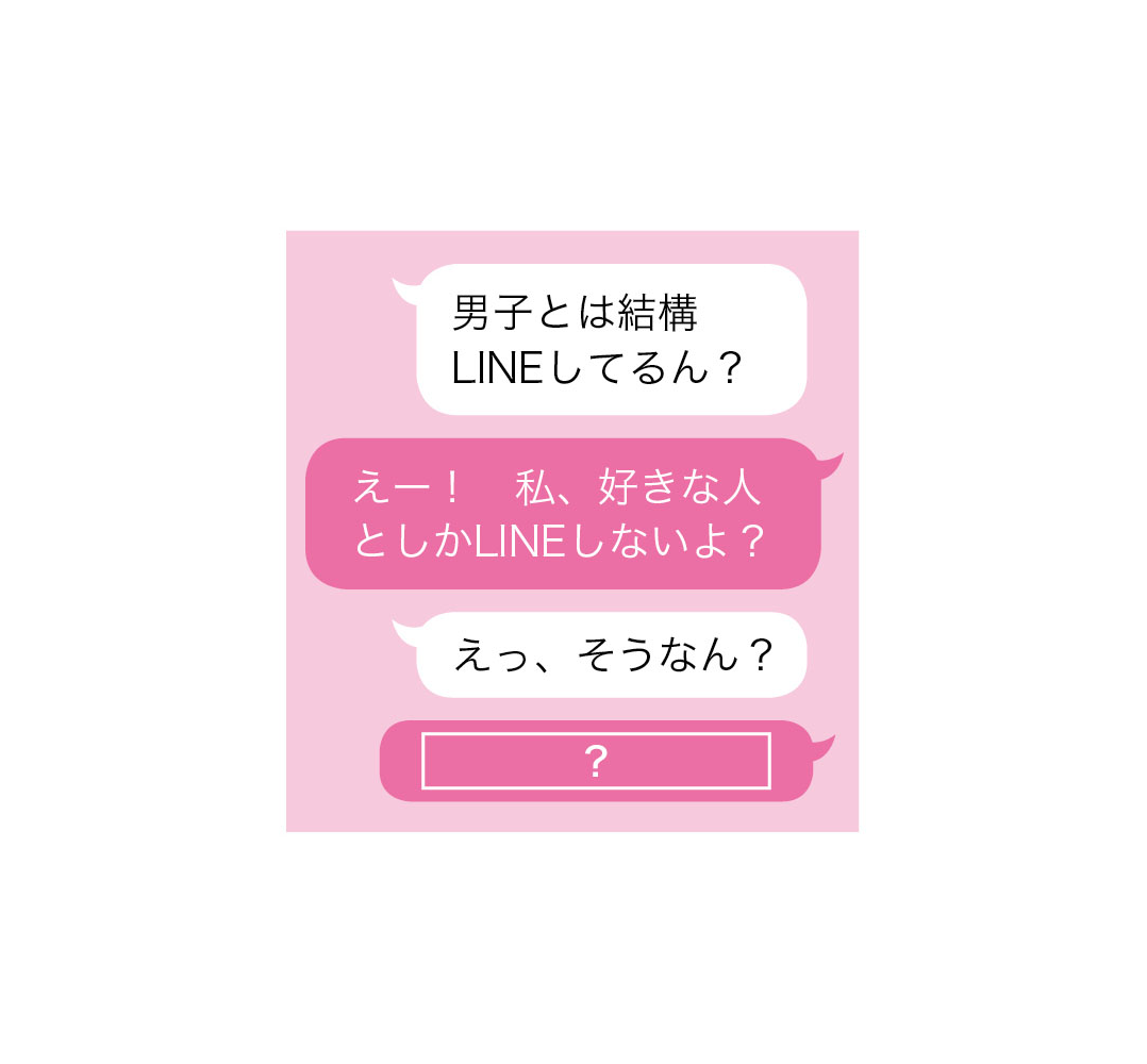 愛されJKになるための「LINEモテテスト」