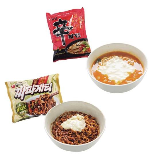 【比べてみました♡】韓国ラーメン、チーズと合うのはどーれだ!?