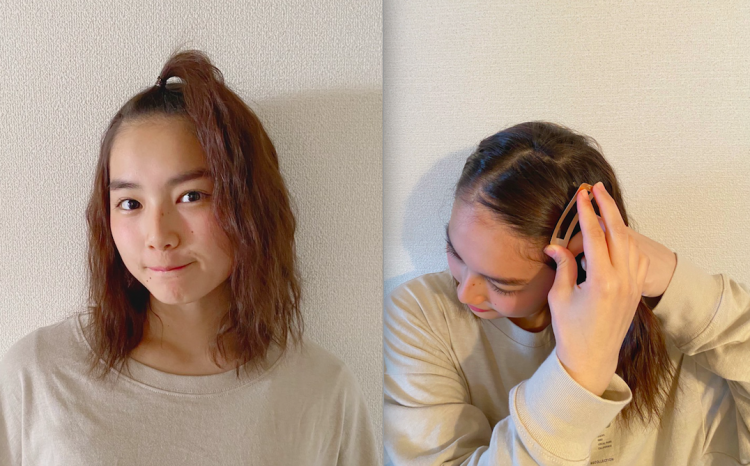 【夢菜編】簡単＆オシャレ！前髪だけ♡セルフヘアアレ 