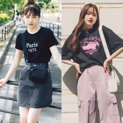 着たら即しゃれ感盛れる！夏は黒Tが欠かせない【ST㋲私服Tシャツコレクション】