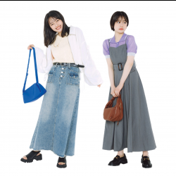 キャミワンピとロングデニスカ、秋の正解コーデ【夏HIT服で秋おしゃコーデ】