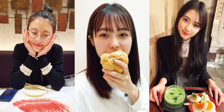 夏希＆汐梨＆杏奈の特技は「食べること！」