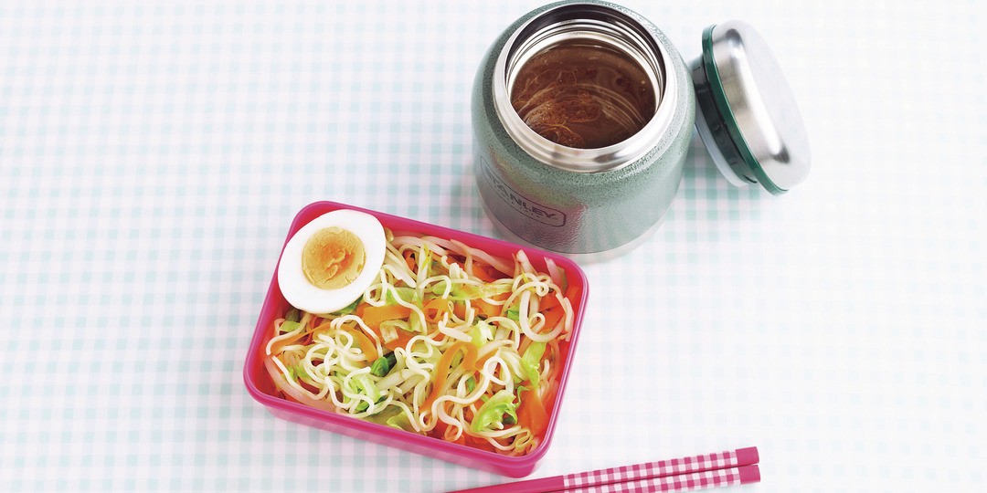 やせうま弁当レシピ②つけ野菜麺弁当【367㎉】