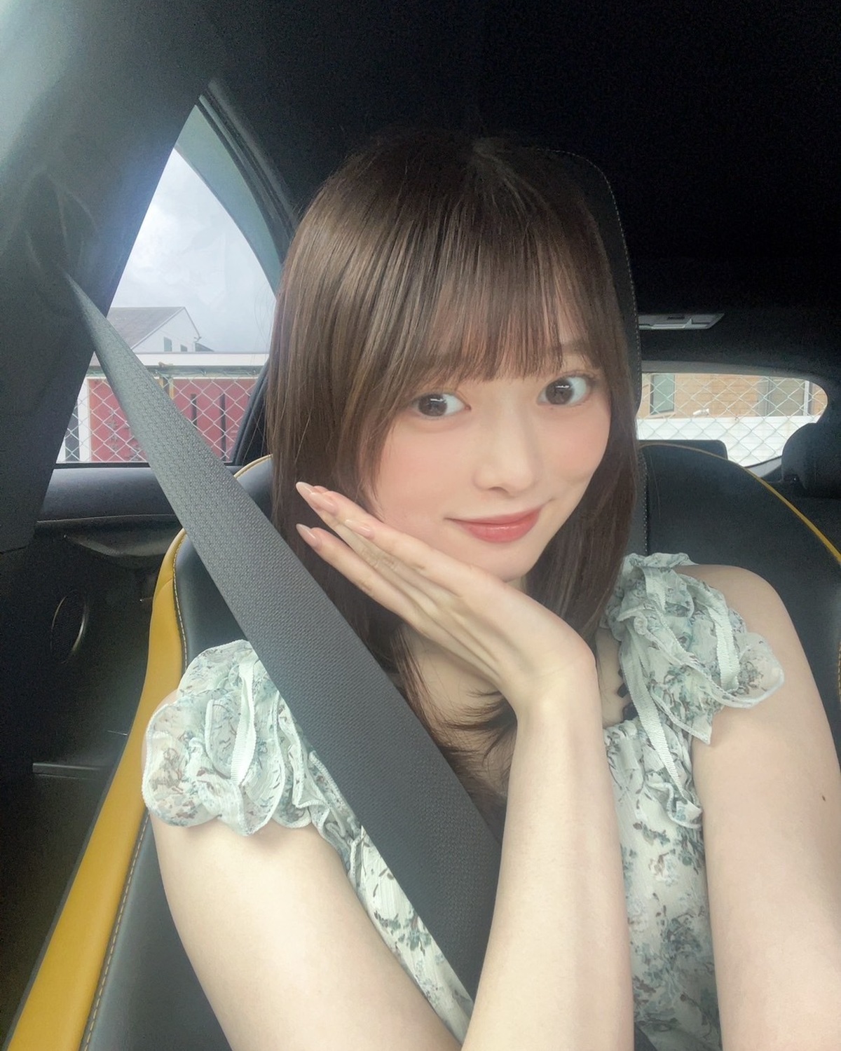 【高比良由菜】友達とドライブ♡