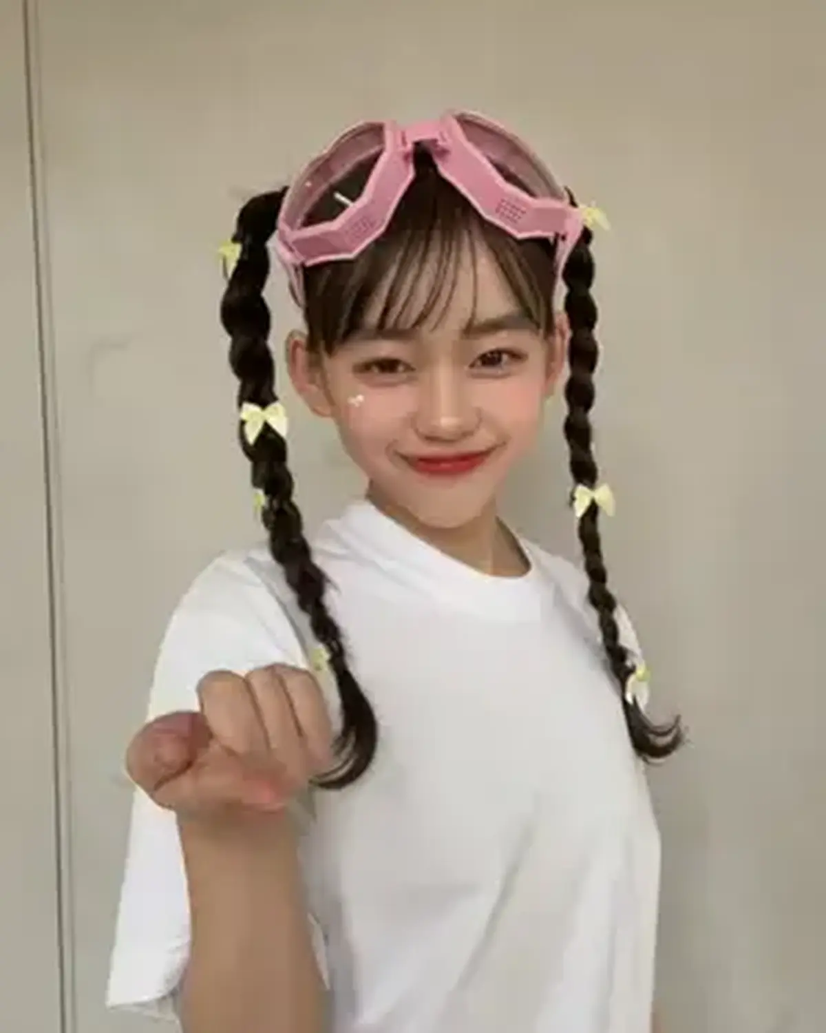 即興で踊ってみた🥺🤣💞🎶 #岡本望来 #jc #体育祭 #体育祭ヘアアレンジ #学校　